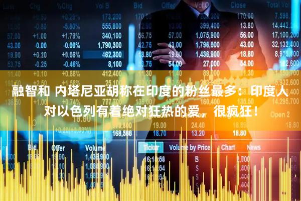 融智和 内塔尼亚胡称在印度的粉丝最多：印度人对以色列有着绝对狂热的爱，很疯狂！