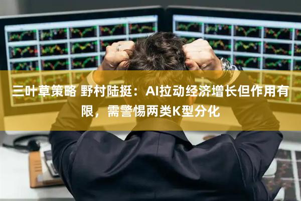 三叶草策略 野村陆挺：AI拉动经济增长但作用有限，需警惕两类K型分化